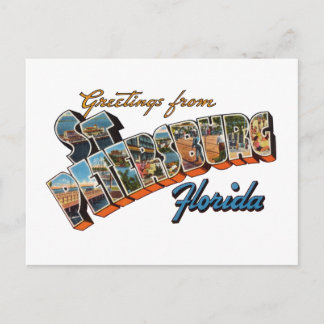 St Petersburg FL Postkarte