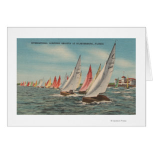 St. Petersburg, FL - Sicht auf die Blitzregatta