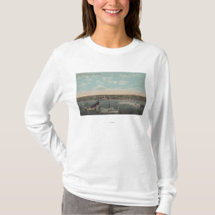 St. Petersburg, FL - Ufergegend-Ansicht mit T-Shirt