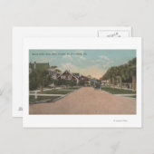 St. Petersburg, FL - View of Beach Dr. & 5th Ave Postkarte (Vorne/Hinten)