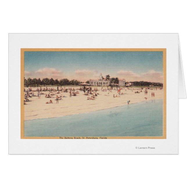 St. Petersburg, FL - Wasserfront Aussicht auf (Vorderseite (Horizontal))