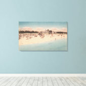 St. Petersburg, FL - Wasserfront Aussicht auf Leinwanddruck (Insitu (Holzboden))