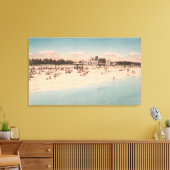 St. Petersburg, FL - Wasserfront Aussicht auf Leinwanddruck (Insitu (Wohnzimmer))