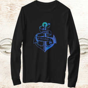 St. Petersburg Florida Blue Kedge Anchor T - Shirt