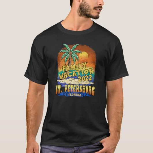 St Petersburg Florida Familienurlaub 2022 Strand S T-Shirt (Vorderseite)