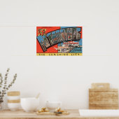 St. Petersburg, Florida - Große Briefmarkenszenen  Poster (Küche)