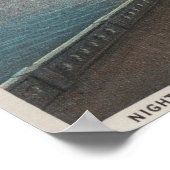 St. Petersburg, Florida - nächtliche Sicht auf Poster (Ecke)