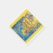 St. Petersburg Florida Napkins Serviette (Ecke)