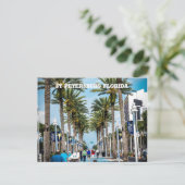 St. Petersburg, Florida Palmen Postkarte (Stehend Vorderseite)