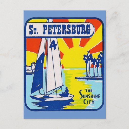 St. Petersburg, Florida Postcard Postkarte (Vorderseite)