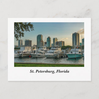 St. Petersburg Florida Postkarte