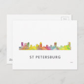 ST PETERSBURG FLORIDA SKYLINE WB1 - POSTKARTE (Vorne/Hinten)