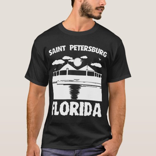 St Petersburg, Florida - Skyway Brücken-Entwurf T-Shirt (Vorderseite)