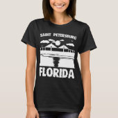 St Petersburg, Florida - Skyway Brücken-Entwurf T-Shirt (Vorderseite)