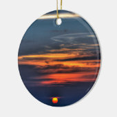 St. Petersburg Florida Sunset Keramik Ornament (Links)
