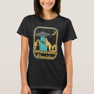 St. Petersburg Florida Ufo Alien Hunter 80er Staat T-Shirt