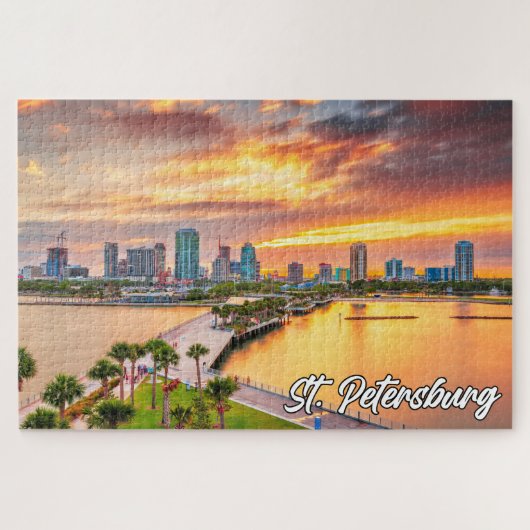 St. Petersburg, Florida, Vereinigte Staaten Puzzle (Horizontal)