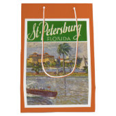 St. Petersburg Florida Vintag 1926 Mittlere Geschenktüte (Rückseite)