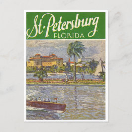 St. Petersburg Florida Vintag 1926 Postkarte