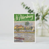 St. Petersburg Florida Vintag 1926 Postkarte (Stehend Vorderseite)