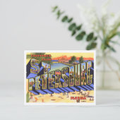 St. Petersburg, Florida Vintag Big Letters Postkarte (Stehend Vorderseite)