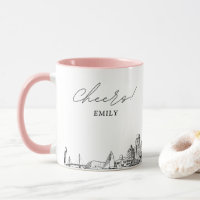 St. Petersburg Hochzeit Personalisierte Kaffee-Tas