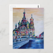St. Petersburg I Postkarte (Vorne/Hinten)