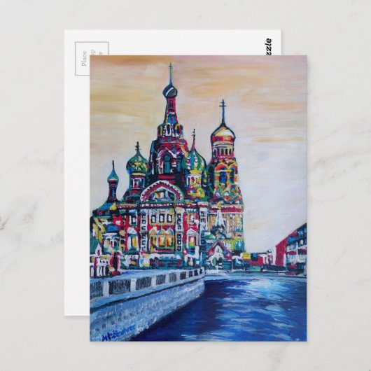 St. Petersburg I Postkarte (Vorne/Hinten)