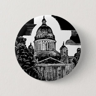 ST PETERSBURG - Isaak-Kathedrale Knopf Button