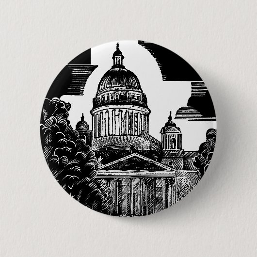 ST PETERSBURG - Kathedrale St. Isaac Button (Vorderseite)