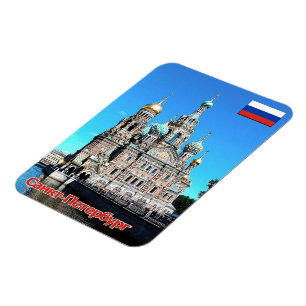 St. Petersburg - Kirche - Russland - Magnet