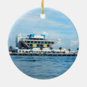 St. Petersburg-Pier und Skyline Keramikornament (Hinten)