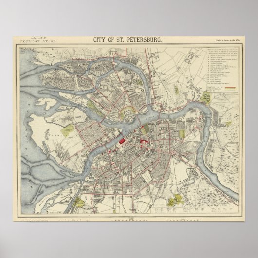 St. Petersburg Poster (Vorne)
