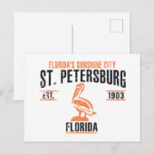 St. Petersburg Postkarte (Vorne/Hinten)