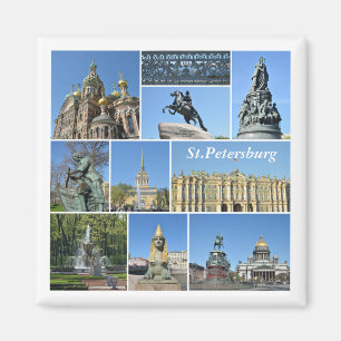 St Petersburg, Russland Magnet