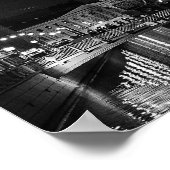 St. Petersburg Russland Schwarz-Weiß-Fotografie Poster (Ecke)