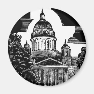 ST. PETERSBURG - St. Isaac's Cathedral Magnet