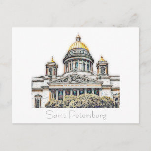 St. Petersburg Stadt Russland Architektur Postkart Postkarte