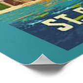 St. Petersburg Vintage Travel Poster (Ecke)