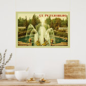 St. Petersburg ~ Vintage Travel Poster (Küche)