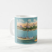 St. Petersburg Yachtbecken Tasse (Vorderseite Links)