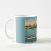 St. Petersburg Yachtbecken Tasse (Links)