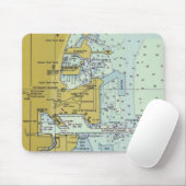 St- Petersburghafen-Seediagramm-Mausunterlage Mousepad (Mit Mouse)
