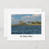St. Pete's Pier Postkarte (Vorne/Hinten)