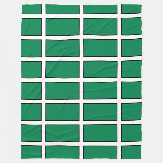 St. Petroc-Flagge / Fahne des Devo Fleece Blanket (Vorderseite)