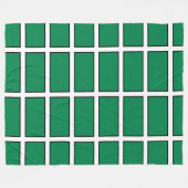 St. Petroc-Flagge / Fahne des Devo Fleece Blanket (Vorderseite (Horizontal))