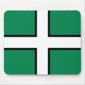 St. Petroc-Flagge / Fahne von Devon Mouse Pad Mousepad (Vorne)