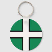 St. Petroc-Flagge / Flagge des Devon-Schlüsselanhä Schlüsselanhänger (Rückseite)