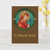 St. Philip der Apostel (JMAS 10) Gruß Karte (Gelbe Blume)