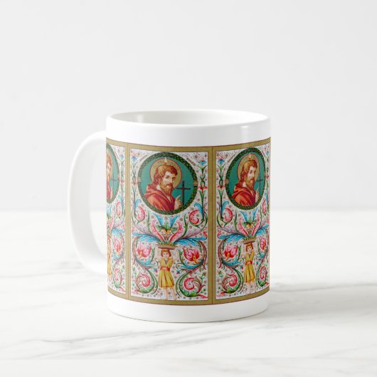 St. Philip der Apostel (JMAS 10) Kaffeetasse (Vorderseite Links)